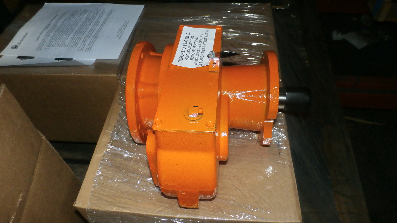 Gearbox MPF 60/120FPM 56C 53:1 35x56mm shaft f/2Hp max mtr